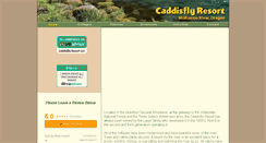 Desktop Screenshot of caddisflyresort.com